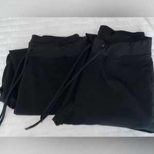 Mandala Black Scrub Pants